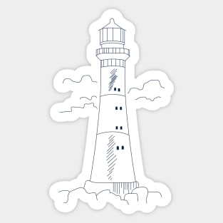 Summer Light House Sticker